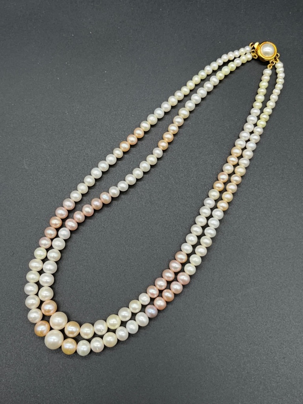 Vintage double strand REAL pearls